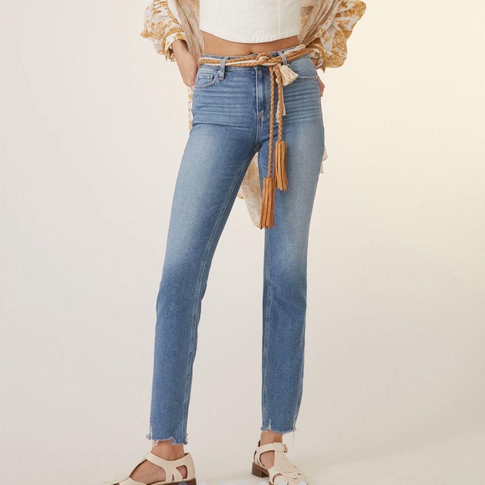 Paige Cindy high rise slim ankle jean